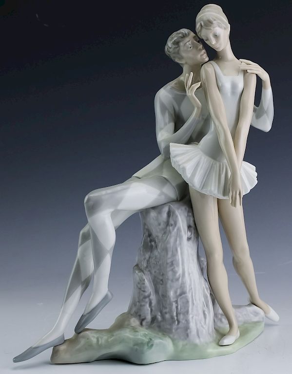 Appraisal: Lladro Spanish Porcelain Idyl Sculpture Spanish porcelain sculpture by Lladro