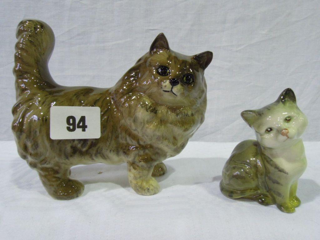 Appraisal: A Beswick model of a Persian cat together with a