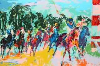 Appraisal: LEROY NEIMAN AMERICAN Leroy Neiman American - color serigraph Gulfstream