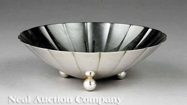 Appraisal: A Tiffany Sterling Silver Footed Candy Dish pattern number after