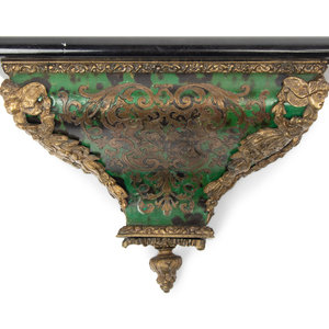 Appraisal: A Napoleon III Boulle Marquetry Wall Bracket Mid- th Century