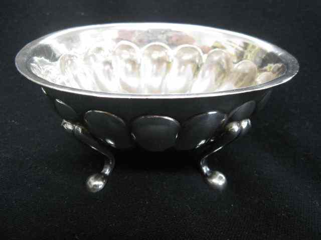 Appraisal: Sanborns Mexico Sterling Silver Footed Dish oval '' x ''