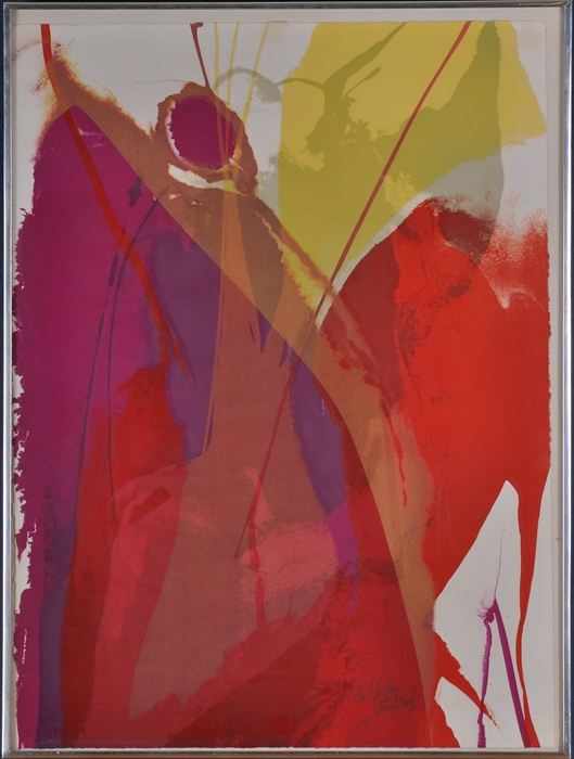 Appraisal: PAUL JENKINS b ABSTRACT Serigraph in colors x in sheet