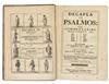 Appraisal: VICCARS JOHN Decapla in Psalmos pages including etched additional title