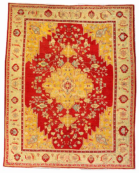 Appraisal: An Oushak carpet West Anatolia late th century size approximately