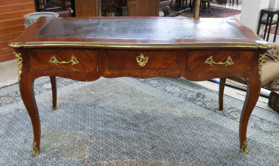 Appraisal: LOUIS XV STYLE BUREAU PLAT French late th early th