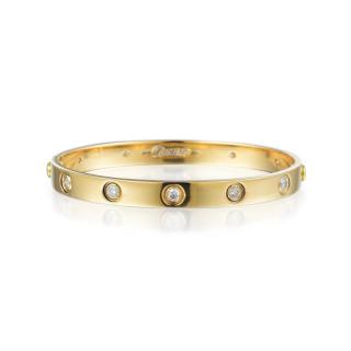 Appraisal: Cartier Diamond and Gold Love Bangle Crafted out of K