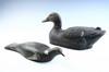 Appraisal: DECOYS - Two early th C carved wooden decoys -