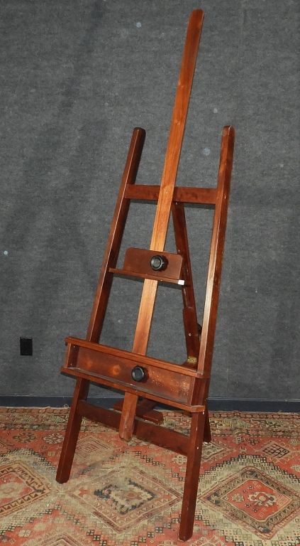 Appraisal: Trident Model - Large Artist Painting Easel Brazil th Century