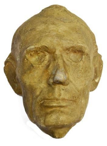 Appraisal: Abraham Lincoln - plaster life mask after the original work