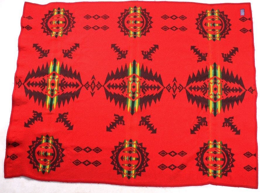 Appraisal: Early Beaver State Pendleton Trade Blanket For your consideration is