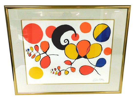 Appraisal: Alexander Calder American - Boules et Spirales de Couleurs lithograph