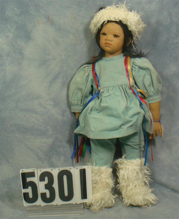 Appraisal: Annette Himstedt doll inches tall vinyl cloth doll Estimate -