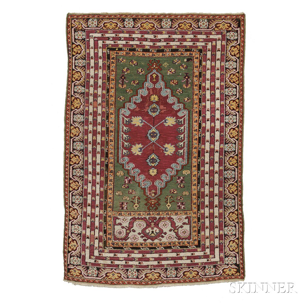 Appraisal: Kirsehir Rug Central Anatolia late th century the deep mauve