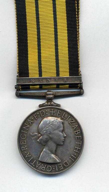 Appraisal: AFRICA GENERAL SERVICE MEDAL one clasp Kenya RFN A J