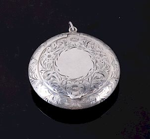 Appraisal: Victorian Era Fine Sterling Silver Snuff Box For your bidding