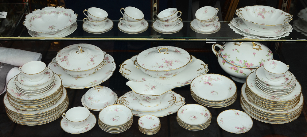 Appraisal: FRENCH LIMOGES FINE CHINA Ca - Gerard Dufraisseix Abbot Approx