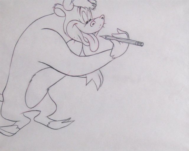 Appraisal: Senor Droopy original production drawing MGM Tex Avery c depicting