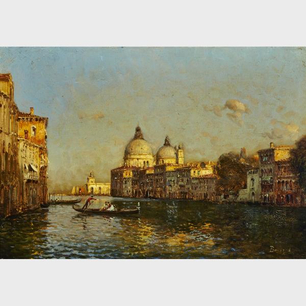 Appraisal: Antoine Bouvard - THE GLORY OF VENICE Oil on canvas