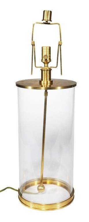 Appraisal: Ralph Lauren Home Modern Table Lamp in Natural Brass finish