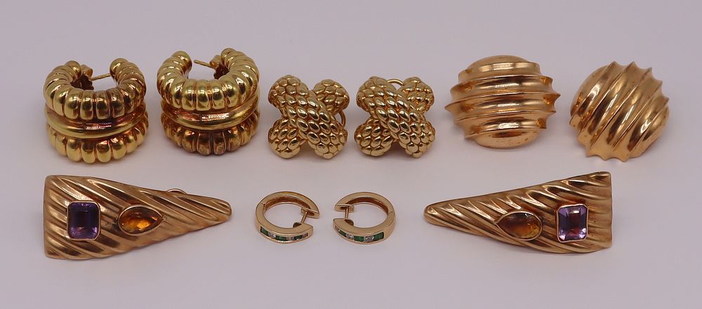 Appraisal: JEWELRY Assorted kt Gold and kt Gold Inc Fope Includes