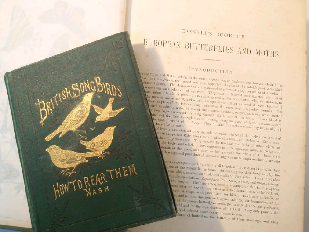 Appraisal: Cassell's book of European Butterflies and Moths with numerous coloured