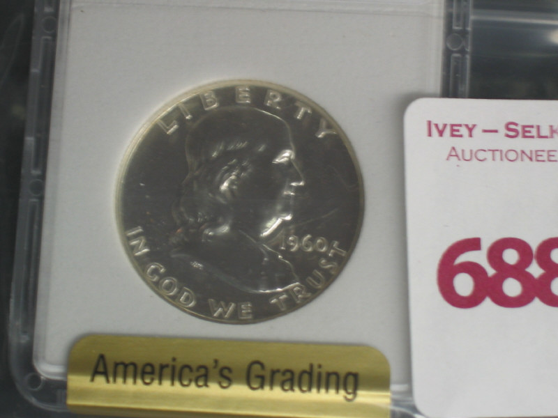 Appraisal: FRANKLIN HALF SGC PROOF- Clearly a proof and obviously a