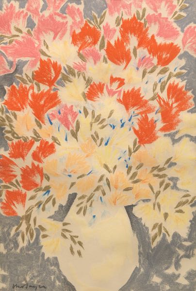 Appraisal: CLARENCE VAN DUZER AMERICAN - x image size Floral still