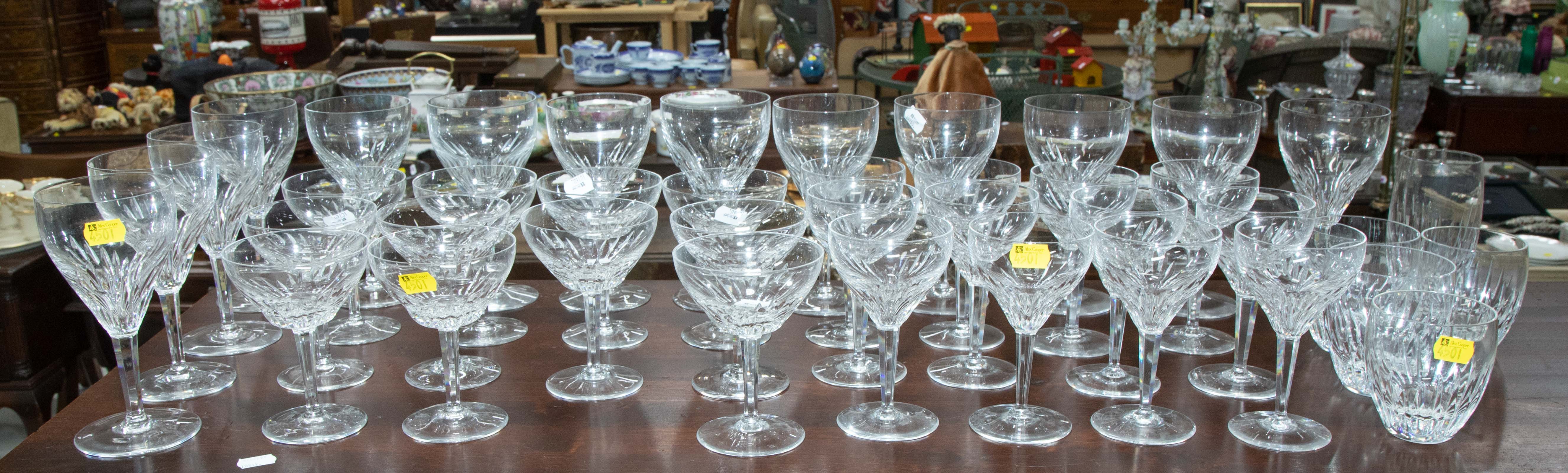 Appraisal: LARGE GROUP OF QUALITY STEMWARE