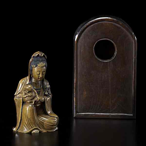 Appraisal: Chinese th Century Soapstone Guanyin Chinese th century A carved