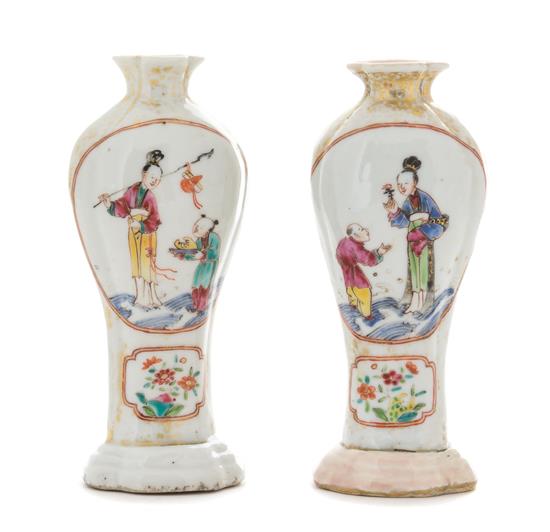 Appraisal: Sale Lot A Pair of Small Chinese Export Famille Rose