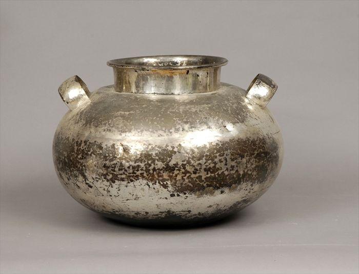 Appraisal: Peruvian Silver Jar Casa Welsch Marked Welsch and in in