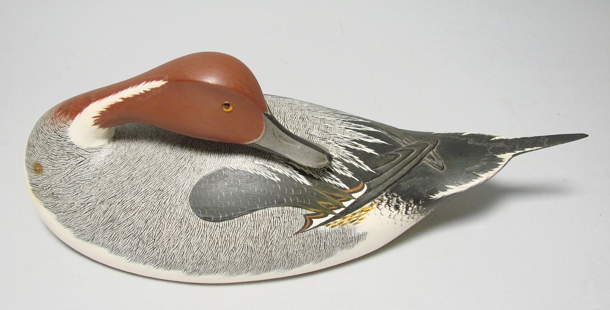 Appraisal: PREENING PINTAIL DRAKE DECOY By Byron Bruffee Carved wing tips