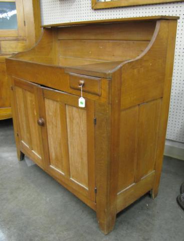 Appraisal: Antique Mixed Woods Dry Sink '' high '' wide circa