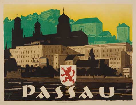 Appraisal: LUDWIG HOHLWEIN - PASSAU x inches x cm A Gaus