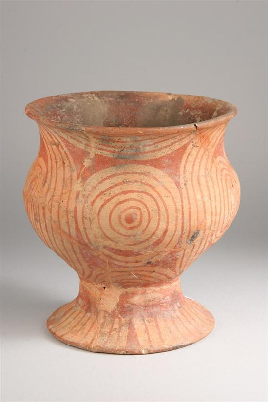 Appraisal: THAI BAN CHIENG POTTERY VESSEL - in high