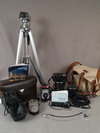 Appraisal: COLLECTION MISC CAMERA ACCESSORIES INCLUDING LENS CASES LIGHT METERS CABLES