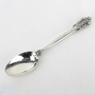 Appraisal: Wallace Grand Baroque Sterling Silver Gravy Dressing Spoon with Button