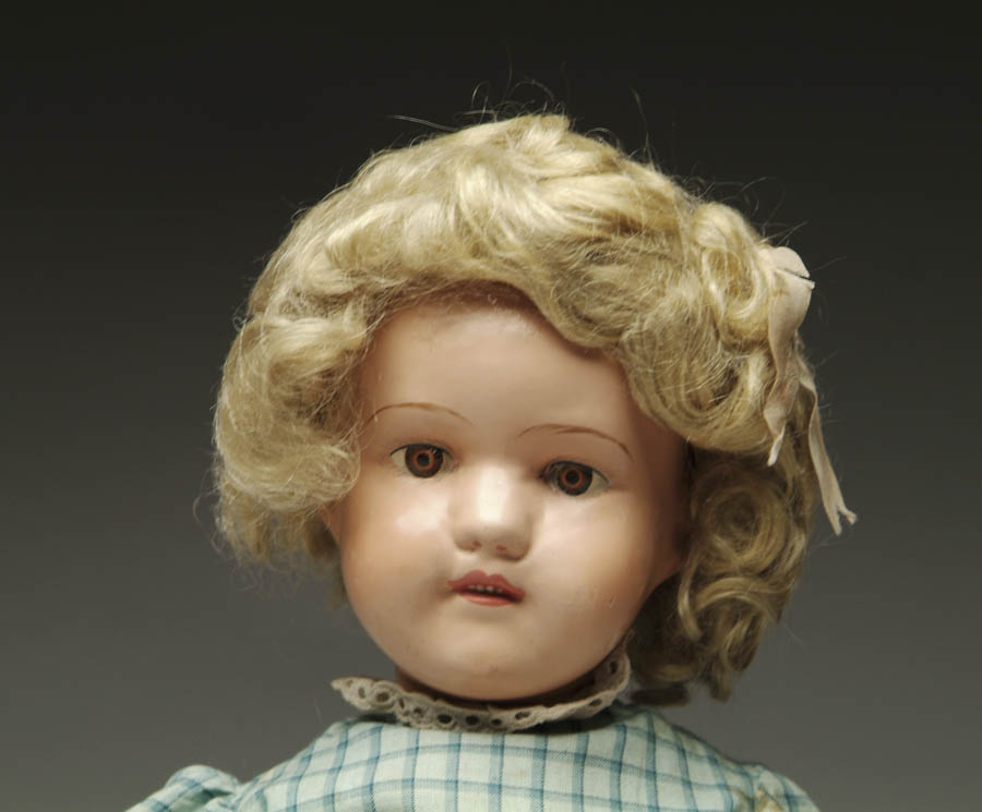 Appraisal: SCHOENHUT MISS DOLLY Open closed mouth brown decal eyes wearing