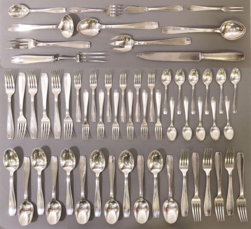 Appraisal: lot of French silverplate flatware service Orfevrerie Christofle in the