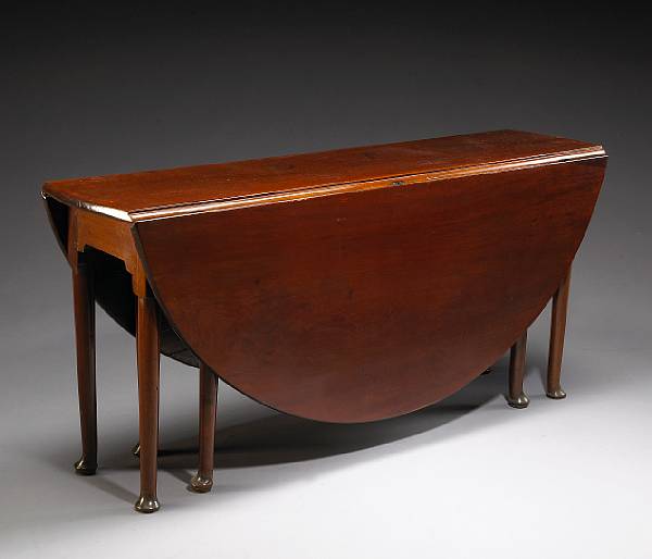 Appraisal: An Irish George II mahogany wake table height in width