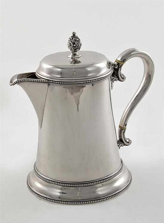 Appraisal: Mappin Brothers silverplate beverage pitcher second half th century ornate