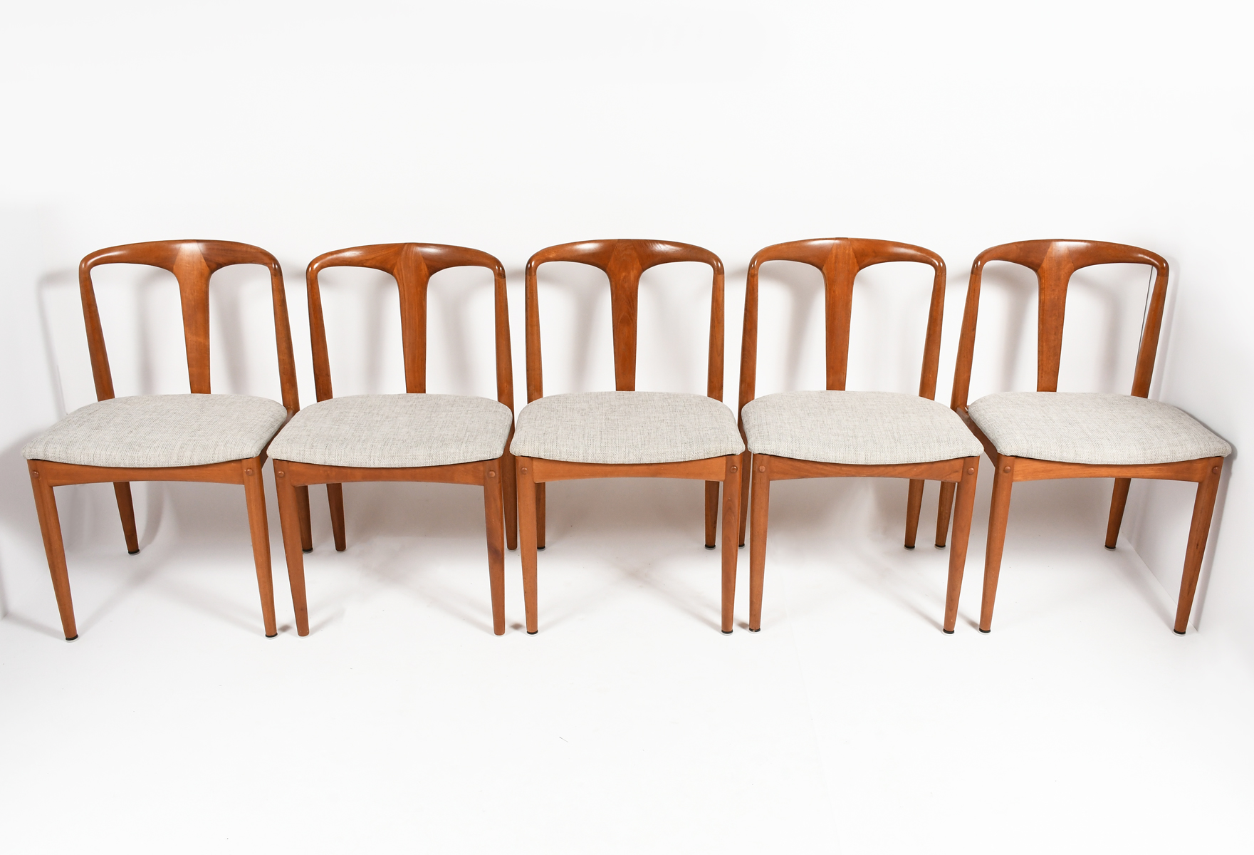 Appraisal: PC MID-CENTURY MODERN JOHANNES ANDERSON CHAIRS - Teak MCM Dining