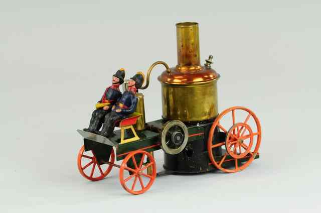 Appraisal: SCHOENNER STEAM FIRE PUMPER C fire pumper features a brass