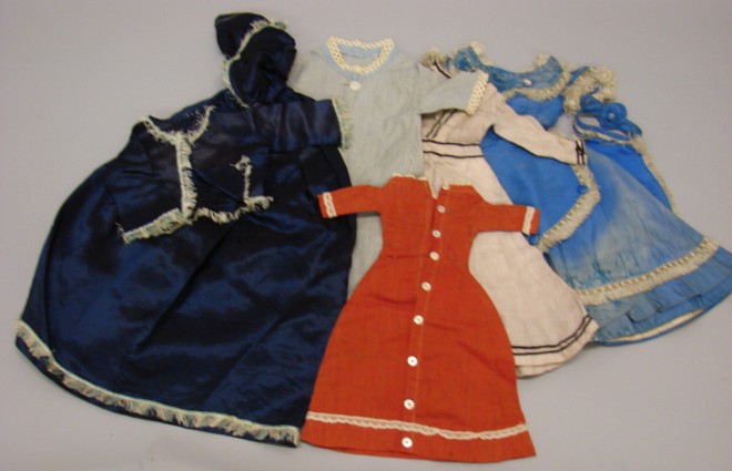 Appraisal: Lot of vintage antique outfit for lady fashion dolls Cotton