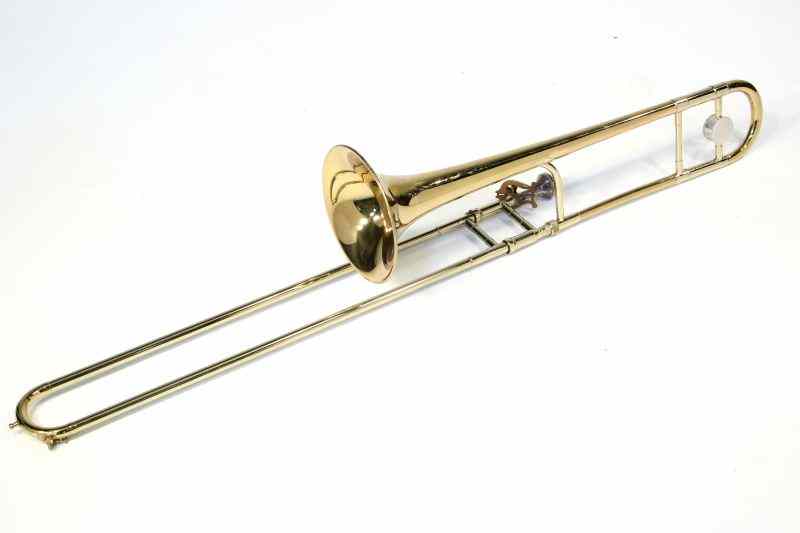 Appraisal: -B Brass Trombone by Kingbrass bell inscribed and decorated reading