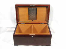 Appraisal: A mahogany humidor by Dunhill measurements cm x cm x