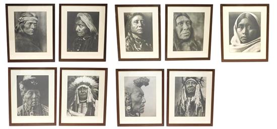 Appraisal: After Edward Sheriff Curtis American - th C black and