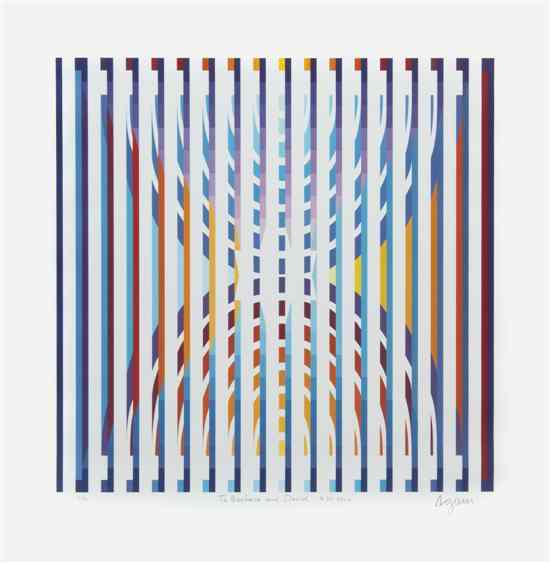 Appraisal: Yaacov Agam Israeli b Cover art for Anti-Defamation League Publication