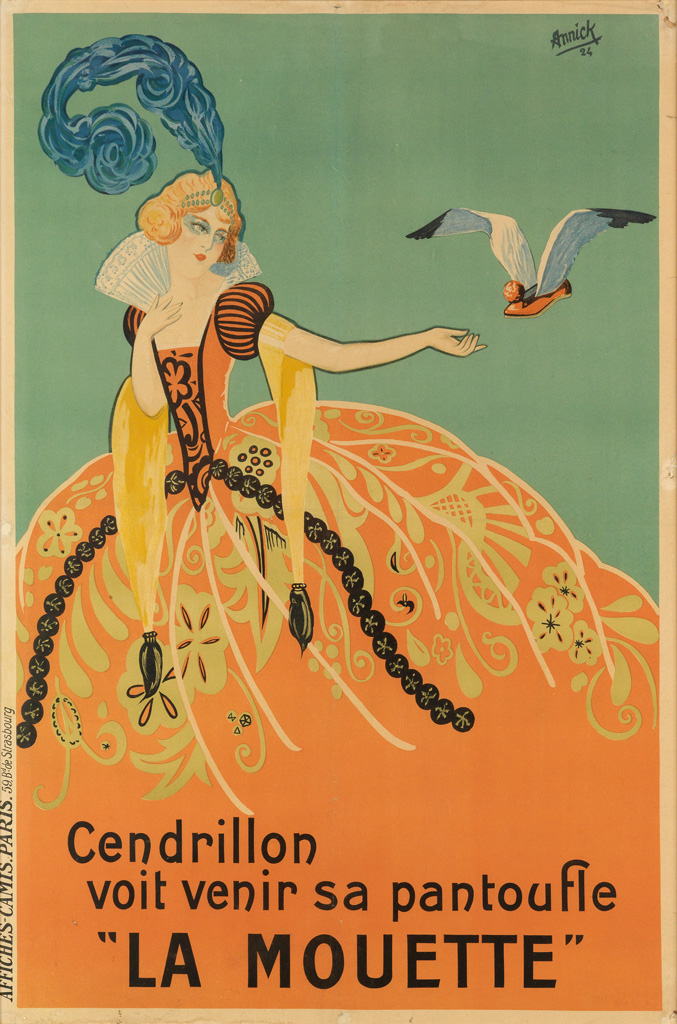 Appraisal: ANNICK DATES UNKNOWN CENDRILLON LA MOUETTE x inches x cm